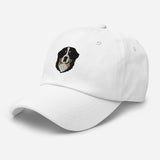 Bernese Mountain Dog Head Embroidered Hat