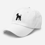 Airedale Terrier Silhouette Embroidered Hat