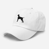 German Shorthaired Pointer Silhouette Embroidered Hat
