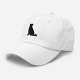 Border Collie Silhouette Embroidered Hat