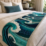 Ocean Quilted Bed Runner NCU0VT255