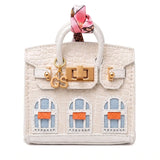 WHITE MAISON BAG CHARM