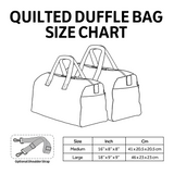 Secret Meadow Quilted Duffle Bag NCU0PT8938